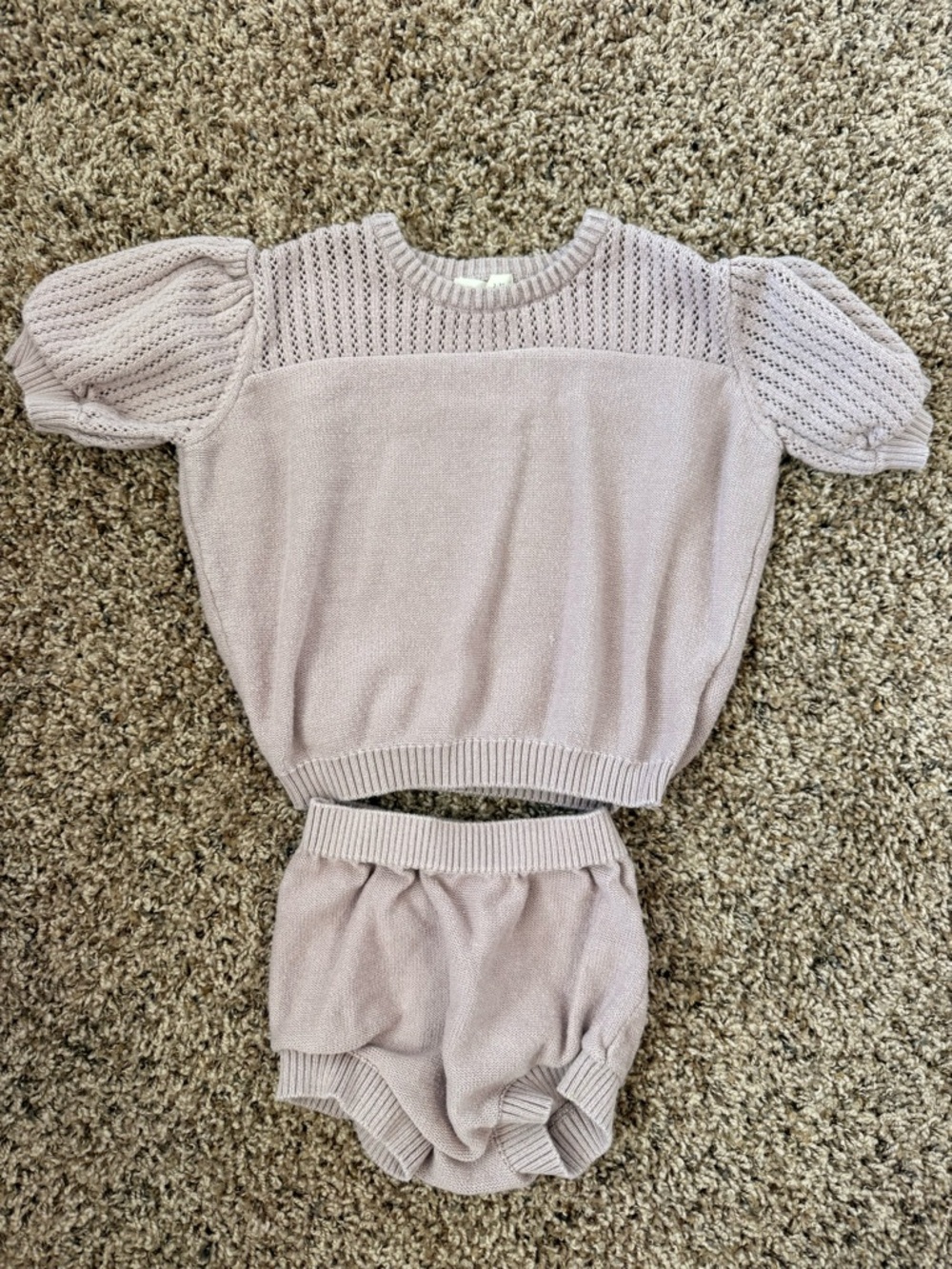 Quincy Mae Kids Matching Set in Dusty Pink